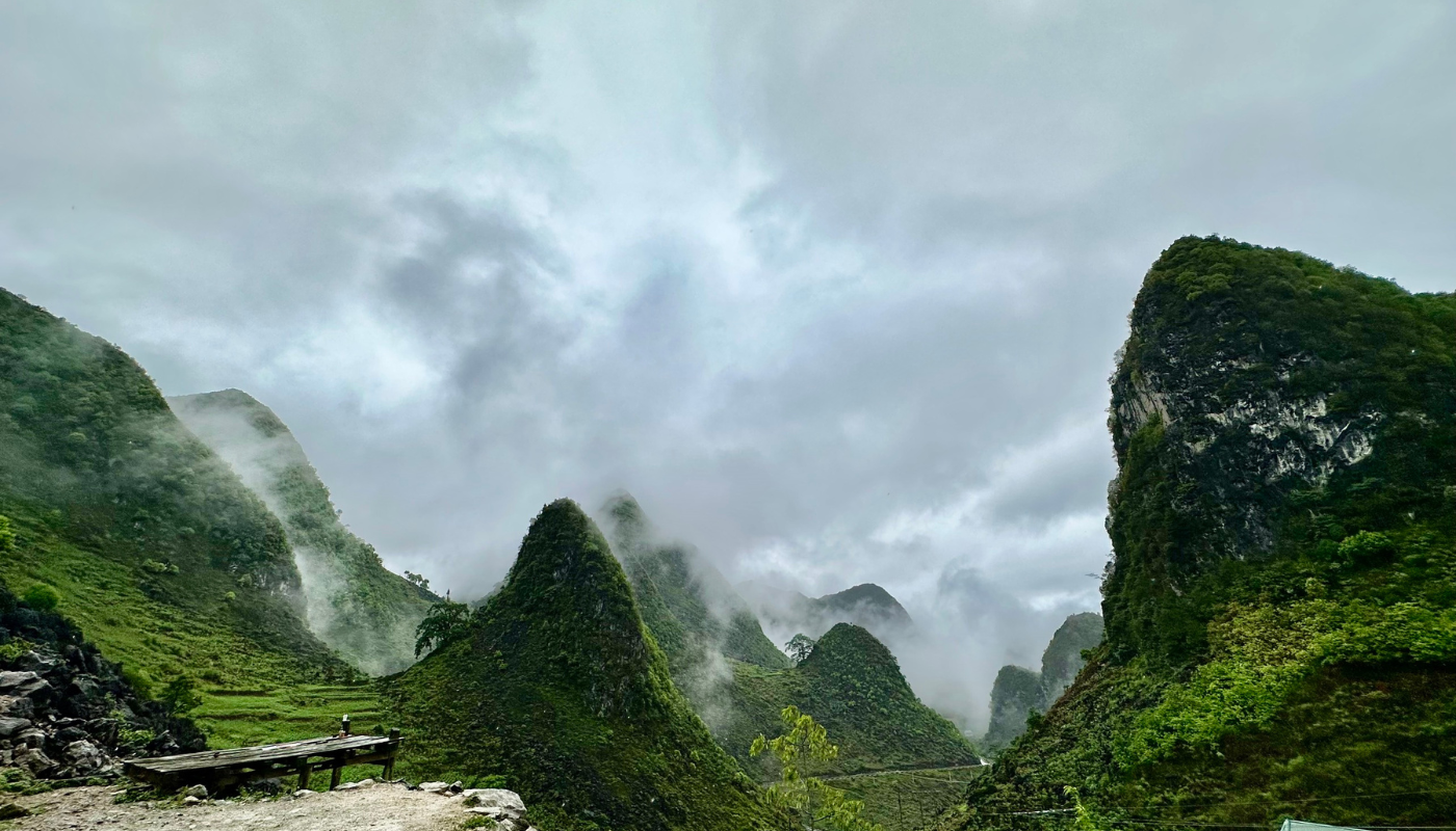 Ma Pi Leng Pass in Ha Giang - One of Vietnam's most breathtaking mountain passes with panoramic views of deep valleys and rugged cliffs