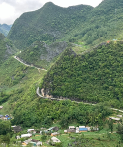 Sa Phin village in Dong Van, Ha Giang - Traditional Hmong houses nestled among the stunning karst landscapes